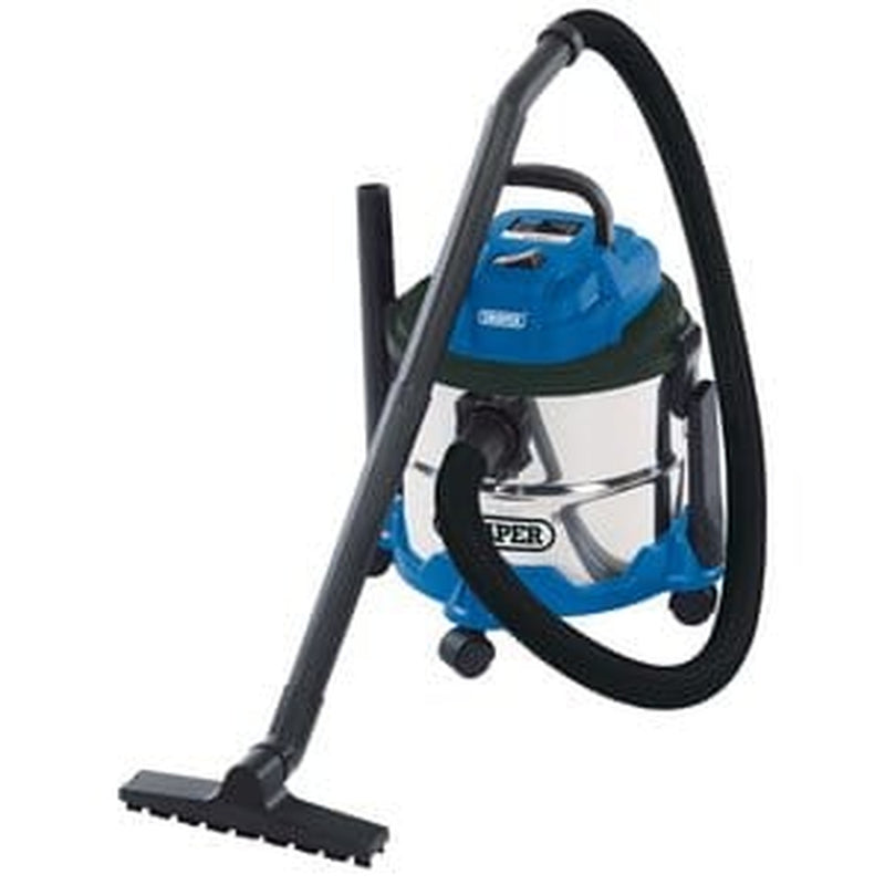 Draper Draper Wet And Dry Vacuum Cleaner With Stainless Steel Tank, 15L, 1250W Dr-20514