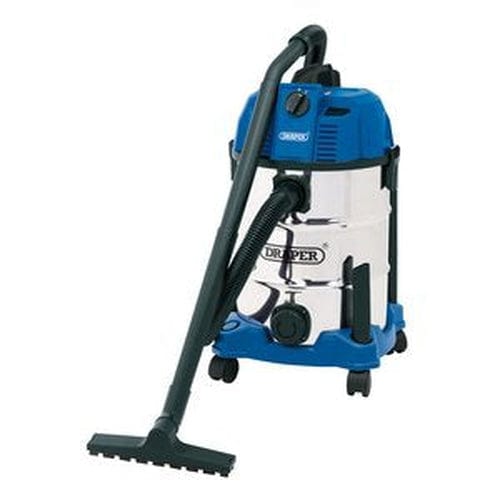 Draper Draper Wet And Dry Vacuum Cleaner With Stainless Steel Tank, 30L, 1600W Dr-20523