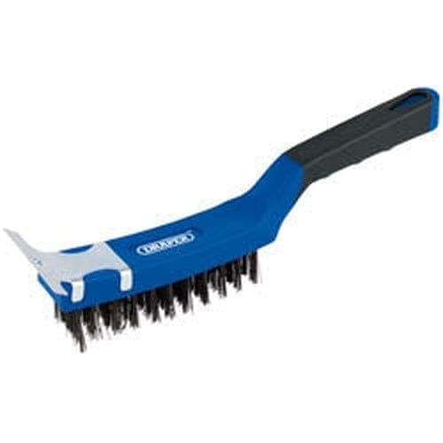 Draper Draper Wire Scratch Brush With Scraper, 285Mm Dr-17182