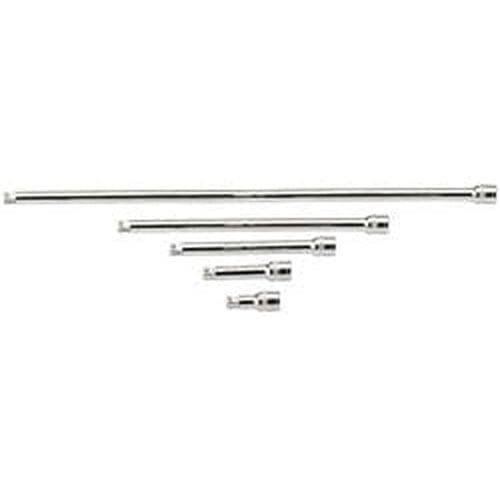 Draper Draper Wobble Extension Bar Set, 3/8" Sq. Dr., Micro Satin Chrome (5 Piece) Dr-16768