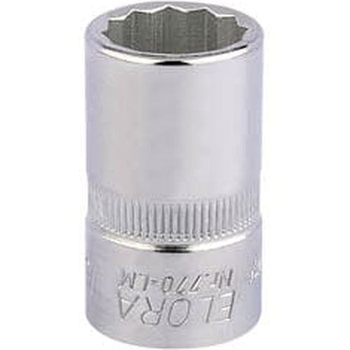 Draper Elora Elora Bi-Hexagon Socket, 1/2" Sq. Dr., 16Mm Dr-24616