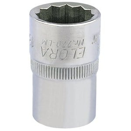 Draper Elora Elora Bi-Hexagon Socket, 1/2" Sq. Dr., 18Mm Dr-24632