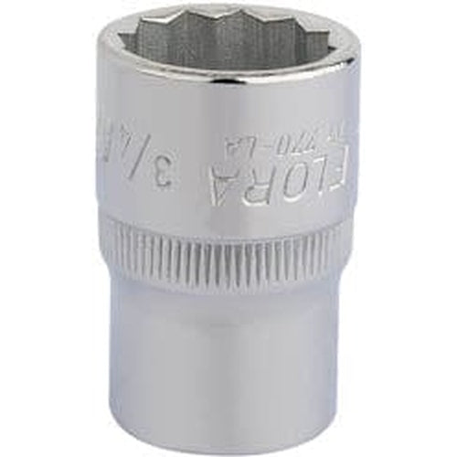 Draper Elora Elora Bi-Hexagon Socket, 1/2" Sq. Dr., 3/4" Dr-24418