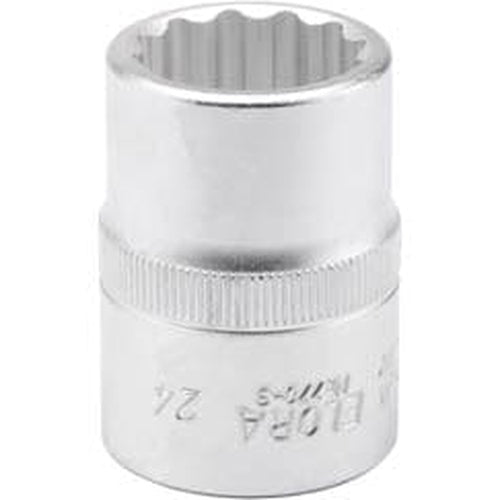 Draper Elora Elora Bi-Hexagon Socket, 3/4" Sq. Dr., 24Mm Dr-00723