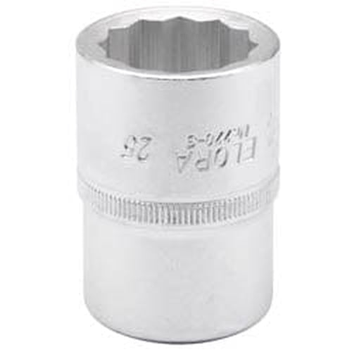 Draper Elora Elora Bi-Hexagon Socket, 3/4" Sq. Dr., 25Mm Dr-00731