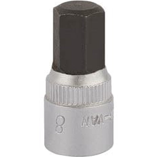 Draper Elora Elora Hexagon Screwdriver Socket, 1/4" Sq. Dr., 8Mm Dr-11128