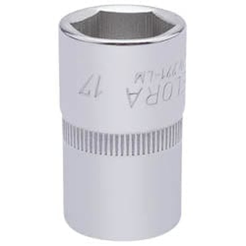 Draper Elora Elora Hexagon Socket, 1/2" Sq. Dr., 17Mm Dr-15306