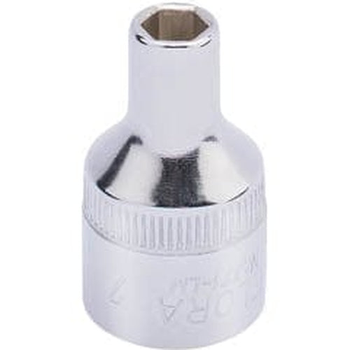 Draper Elora Elora Hexagon Socket, 1/2" Sq. Dr., 7Mm Dr-15296