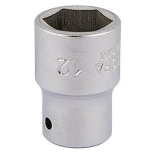 Draper Elora Elora Hexagon Socket, 1/4" Sq. Dr., 12Mm Dr-11101