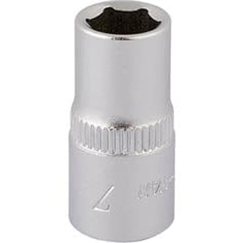 Draper Elora Elora Hexagon Socket, 1/4" Sq. Dr., 7Mm Dr-11096