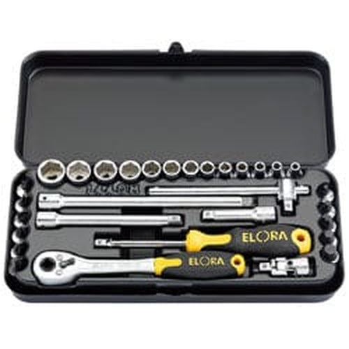 Draper Elora Elora Metric Socket Set, 1/4" Sq. Dr. (31 Piece) Dr-25931