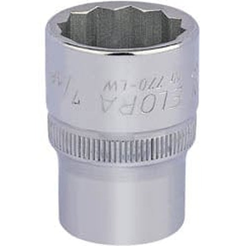 Draper Elora Elora Whitworth Bi-Hexagon Socket, 1/2" Sq. Dr., 3/4" Dr-24898