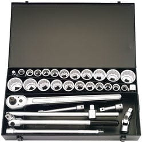 Draper Elora Metric And Imperial Socket Set, 3/4" Sq. Dr. (31 Piece) Dr-00335