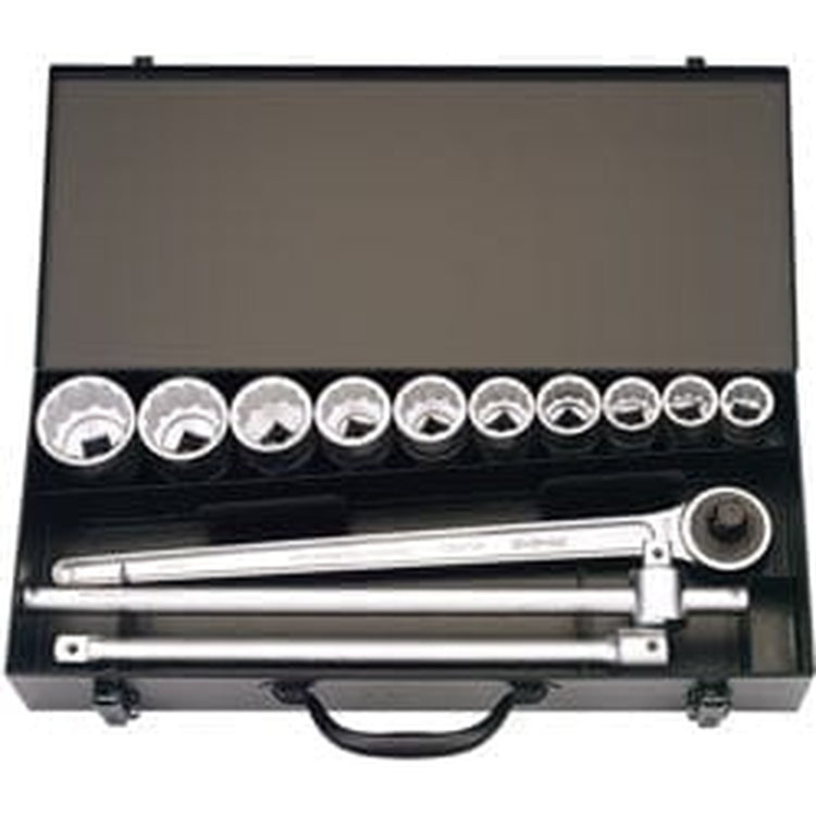 Draper Elora Metric Socket Set, 3/4" Sq. Dr. (13 Piece) Dr-00385