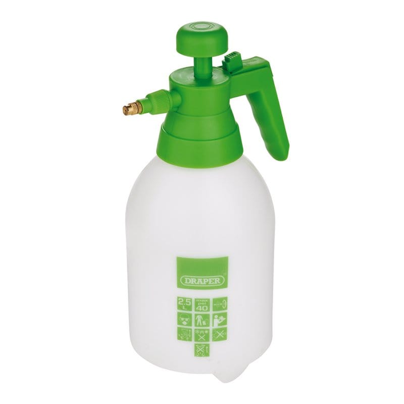 Draper Garden Pressure Sprayer Draper 82467 Garden Hand Pressure Sprayer 2.5L Plant Watering Pesticide Weed Killer