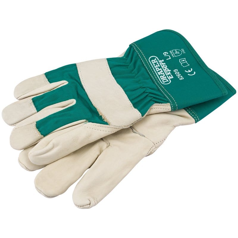 Draper Gloves Draper Premium Leather Gardening Gloves Large Dr-82609  30OFF