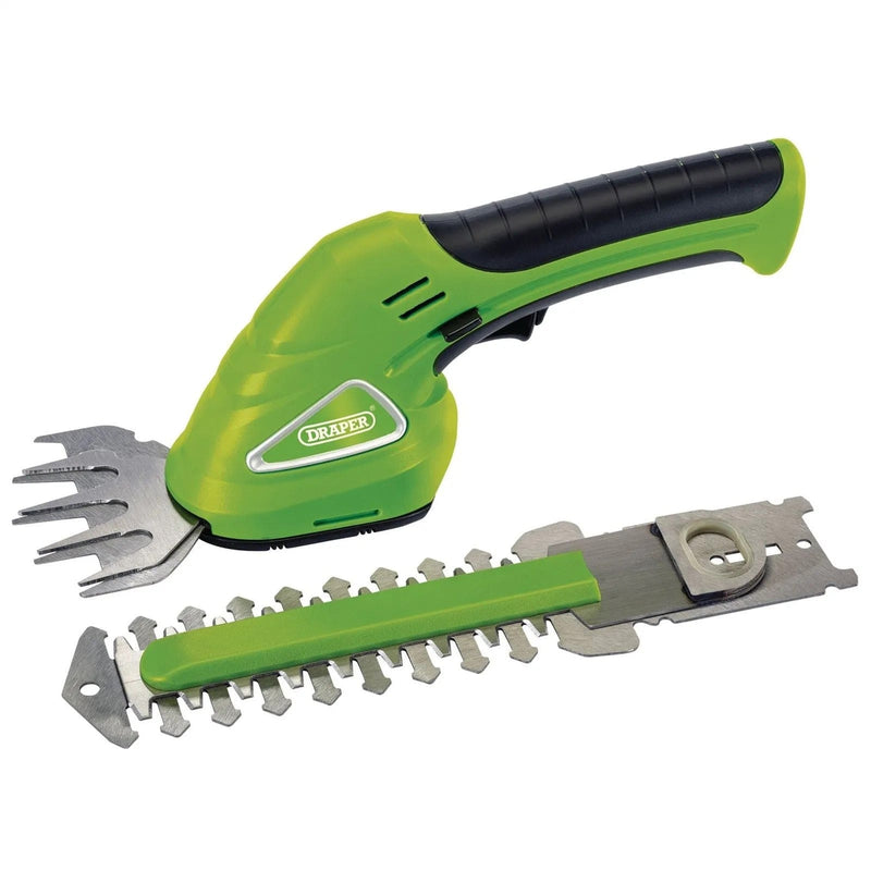 Draper Hedge Trimmer Draper 7.2V Cordless Grass And Hedge Shear Kit Dr-53216