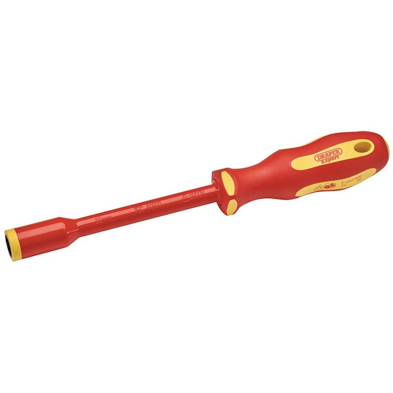 Draper Insulated Nut Driver Draper 99489 VDE Approved Fully Insulated Nut Driver 10mm