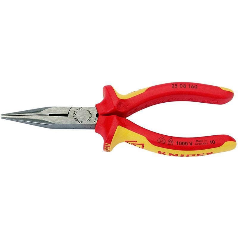 Draper-Knipex Knipex 25 08 160 Vde Fully Insulated Snipe Long Nose Pliers 160Mm Draper 31944