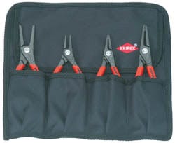 Draper-Knipex Knipex Knipex 00 19 57 Precision Circlip Plier Set (4 Piece) Dr-43288