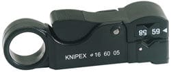 Draper-Knipex Knipex Knipex 16 60 05Sb Adjustable Co-Axial Stripping Tool, 4 - 10Mm Dr-64953