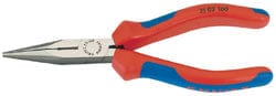 Draper-Knipex Knipex Knipex 25 02 160 Sbe Long Nose Pliers - Heavy Duty Handles, 160Mm Dr-69576