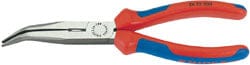 Draper-Knipex Knipex Knipex 26 22 200 Angled Long Nose Pliers With Heavy Duty Handles, 200Mm Dr-77004