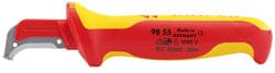 Draper-Knipex Knipex Knipex 98 55 Fully Insulated Cable Dismantling Knife, 155Mm Dr-36296