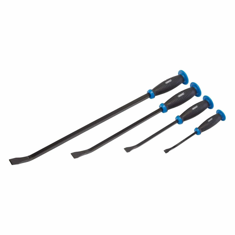 Draper Pry Bar Set Draper 08559 Pry Bar Set 4pc Wrecking Crow Bars Pound Thru Soft Grip Hand Guards