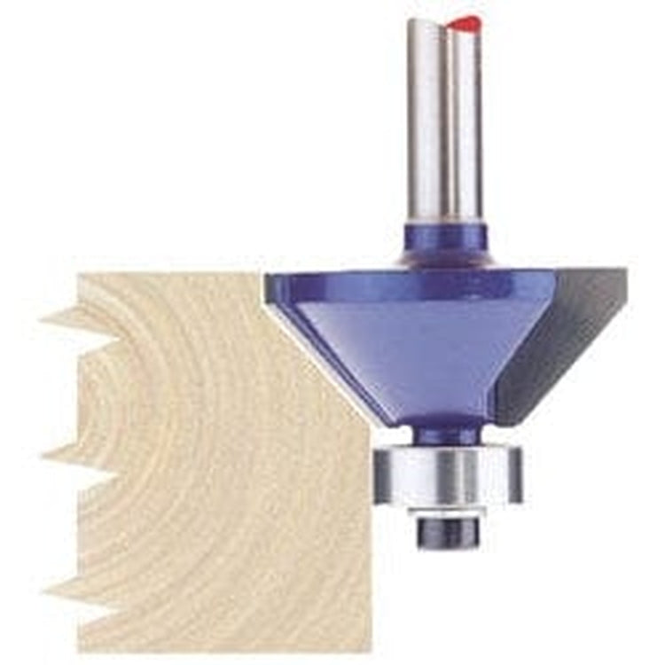 Draper Router Bit Draper 75340 Tct Router Bit, 1/4" Chamfering, 30Mm X 45 Degree Dr-75340