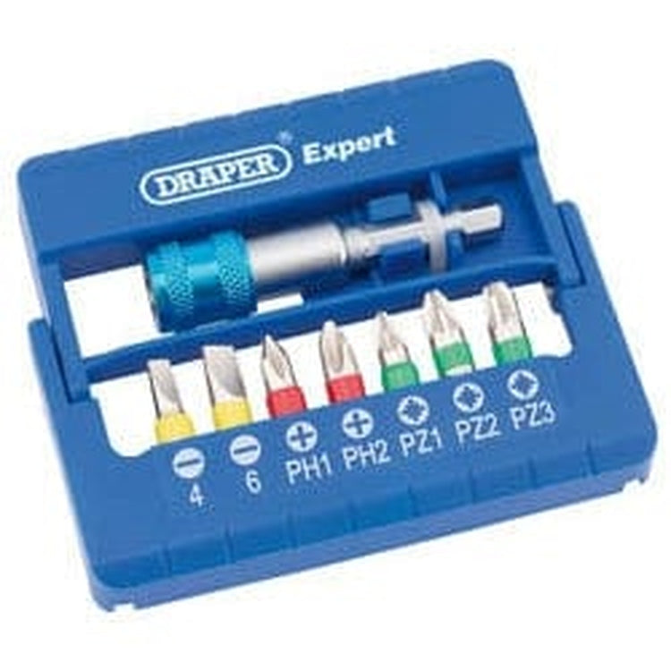 Draper screwdriver bits Draper Coloured Screwdriver Bit Set (8 Piece) Dr-82400