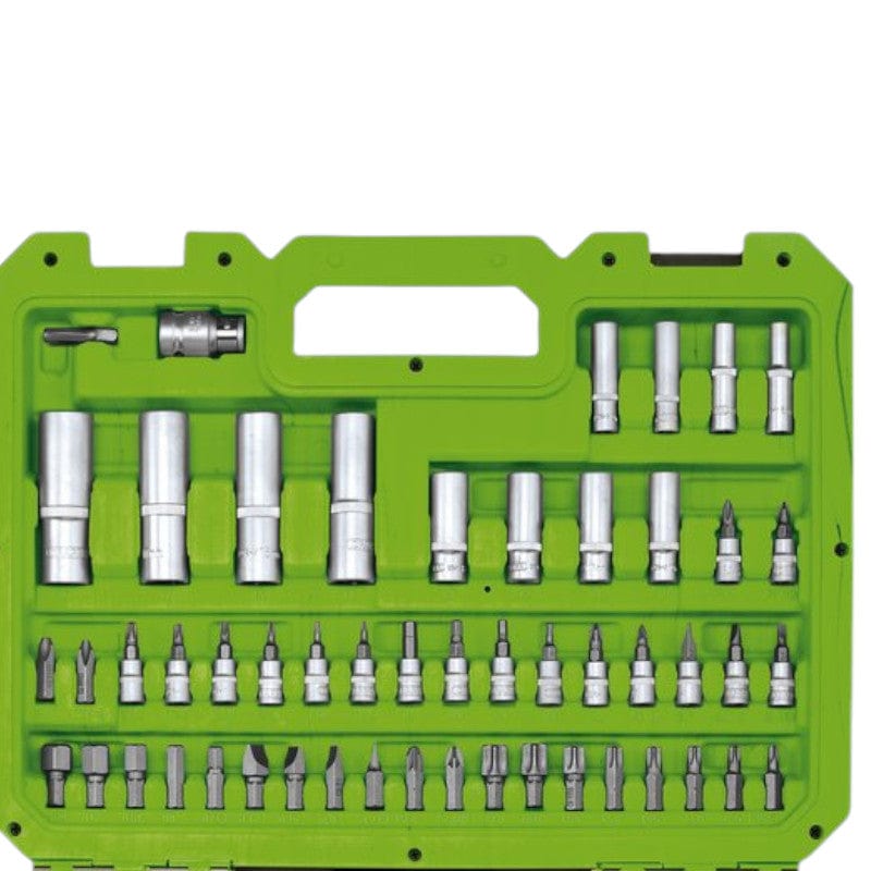 Draper Socket Set Draper 55318 Socket Ratchet Tool Kit - 1/4" , 1/2" Dr. (100 Piece) Metric Dr-55318