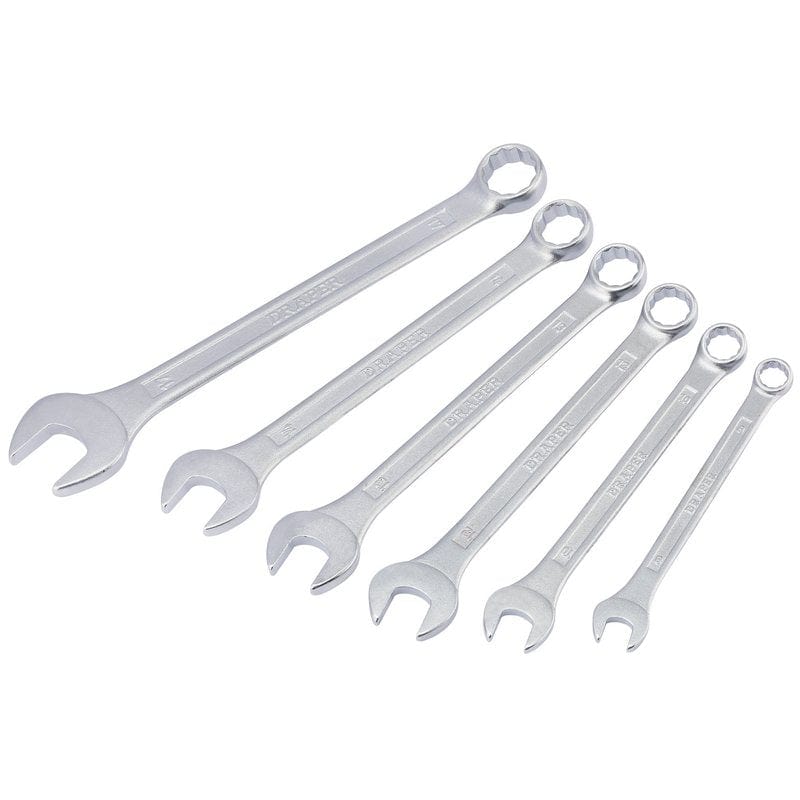 Draper Spanners Draper 68478 Redline Metric Combination Spanner Set 8mm - 17mm (6 Piece) Dr-68478