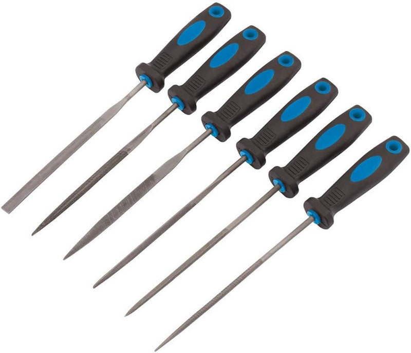 Draper Tool Files Needle File Set 150mm Draper 83480 Soft Grip (6 Piece) Dr-83480