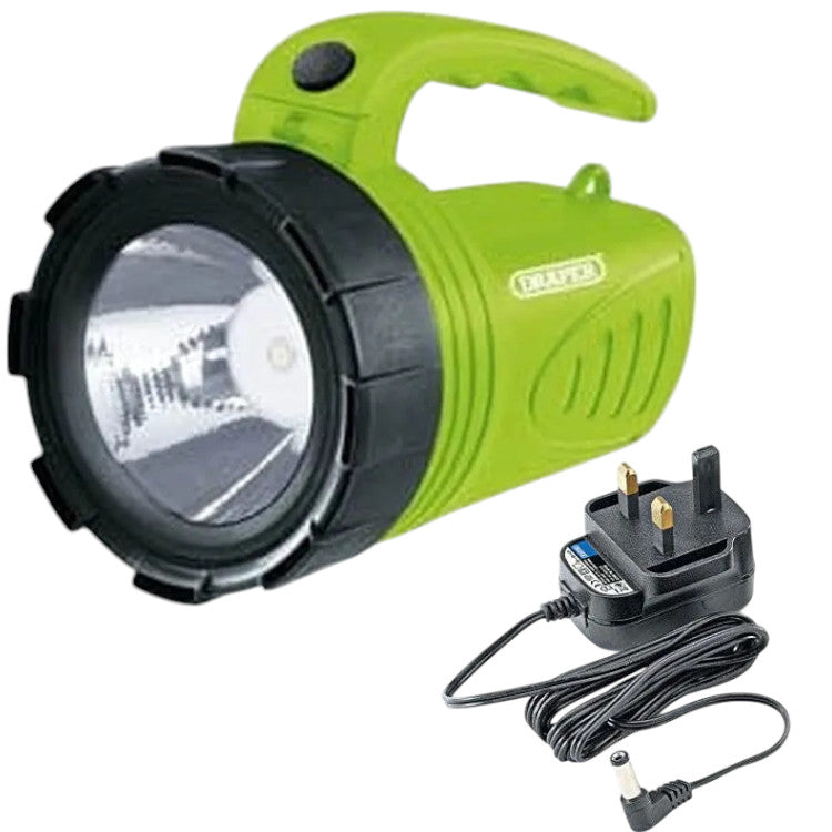 Draper 66012 3W Rechargeable Spotlight (Green) Dr-66012