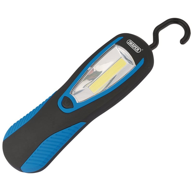 Draper Torches Draper Cob Led Work Light - Magnetic Back - Hanging Hook 3W 200 Lumens - Blue