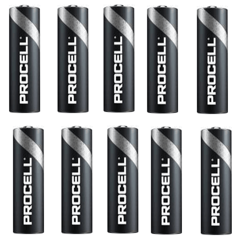 Duracell AA Batteries Alkaline Procell Industrial 2027 Professional (10 PACK) - tooltime.co.uk