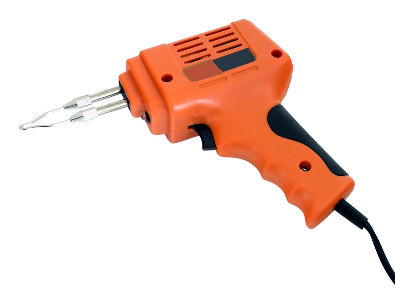 175W Electric Soldering Gun with LED Light | Kit includes 3 x Soldering Tips, Solder Wire, Flux & Storage Case