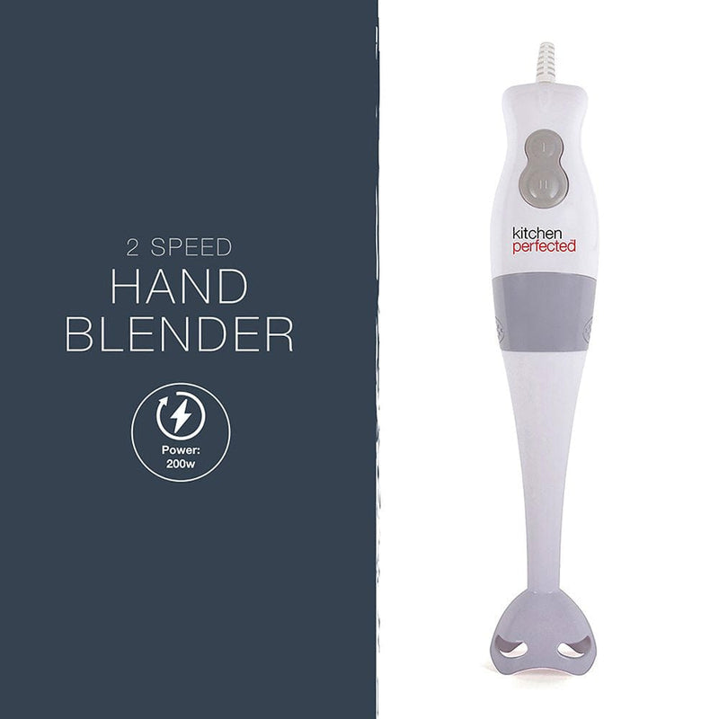 Kitchen Perfected Hand Blenders 200W Stick Blender Hand Held Juicer Smoothie Maker