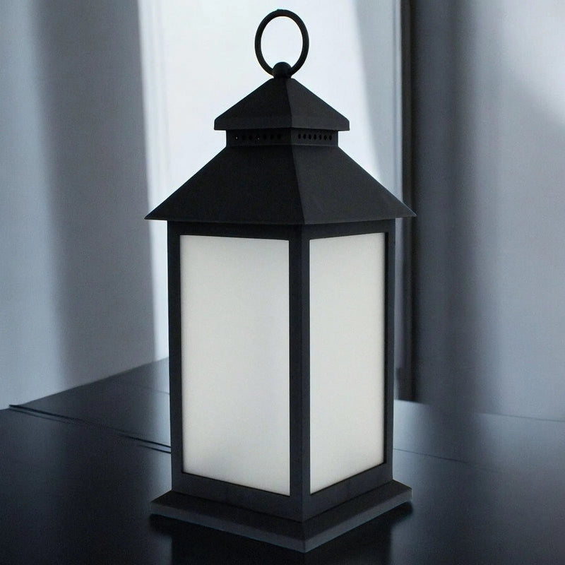 Lesser & Pavey LED Candle Lantern LED Candle Lantern Dancing Flickering Flame Effect Battery Powered with Off Timer