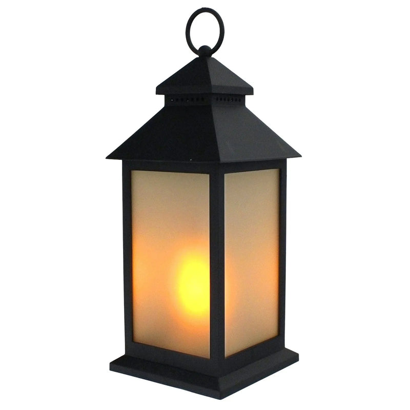 Lesser & Pavey LED Candle Lantern LED Candle Lantern Dancing Flickering Flame Effect Battery Powered with Off Timer