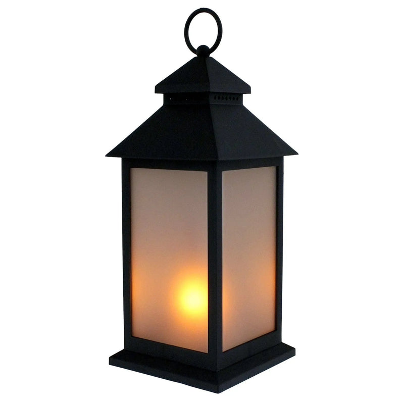 Lesser & Pavey LED Candle Lantern LED Candle Lantern Dancing Flickering Flame Effect Battery Powered with Off Timer