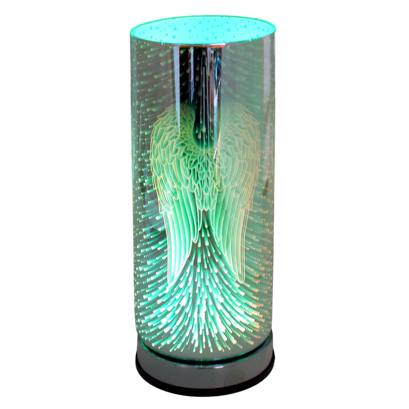 Aroma Lamp Oil Burner and Wax Melt Warmer | 3D Angel Wings Design | Colour Changing LED Lights