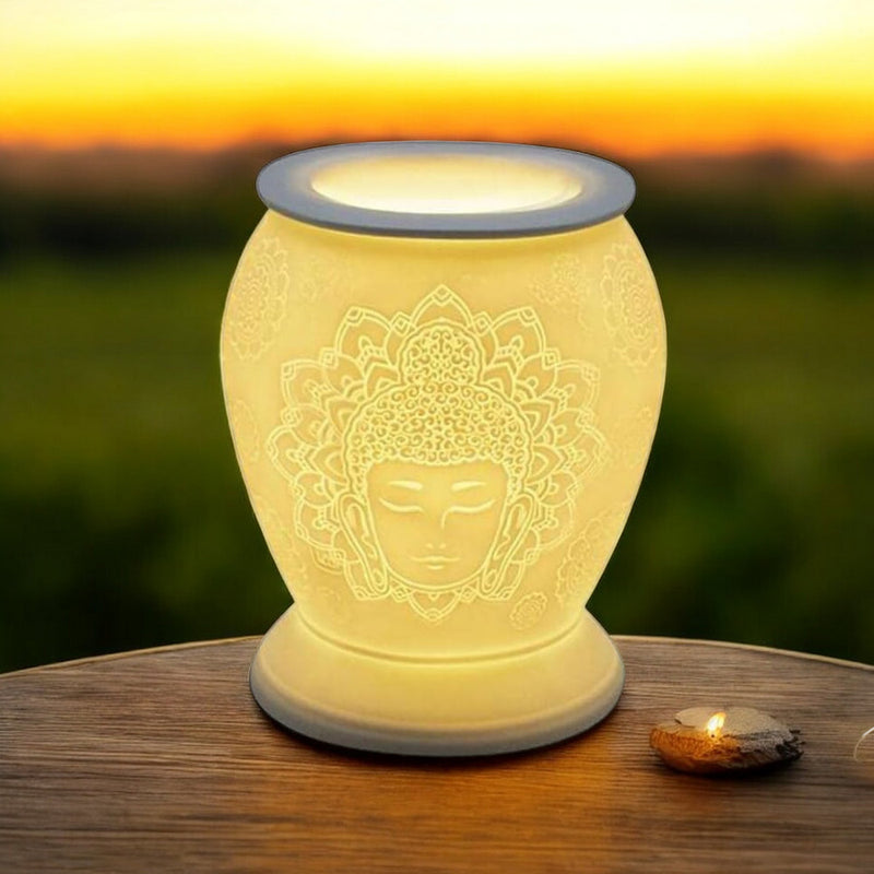 Electric Buddha Design Wax Tart Melt Burner Lamp Scented Fragrance Aroma Warmer