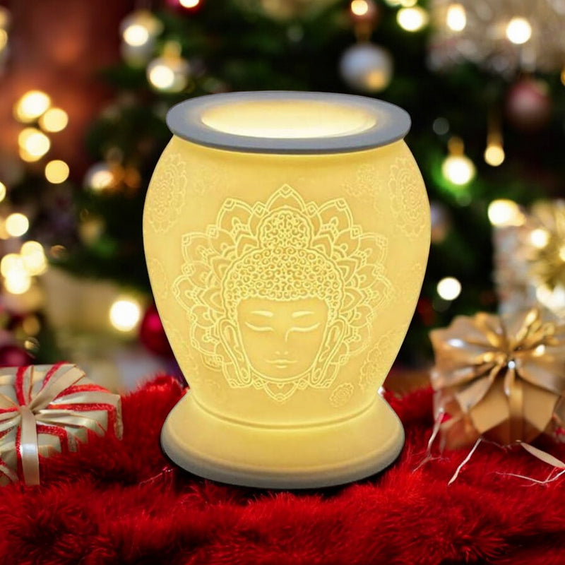 Electric Buddha Design Wax Tart Melt Burner Lamp Scented Fragrance Aroma Warmer