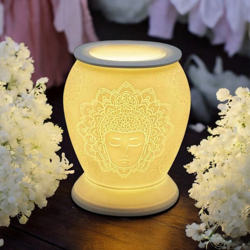 Electric Buddha Design Wax Tart Melt Burner Lamp Scented Fragrance Aroma Warmer