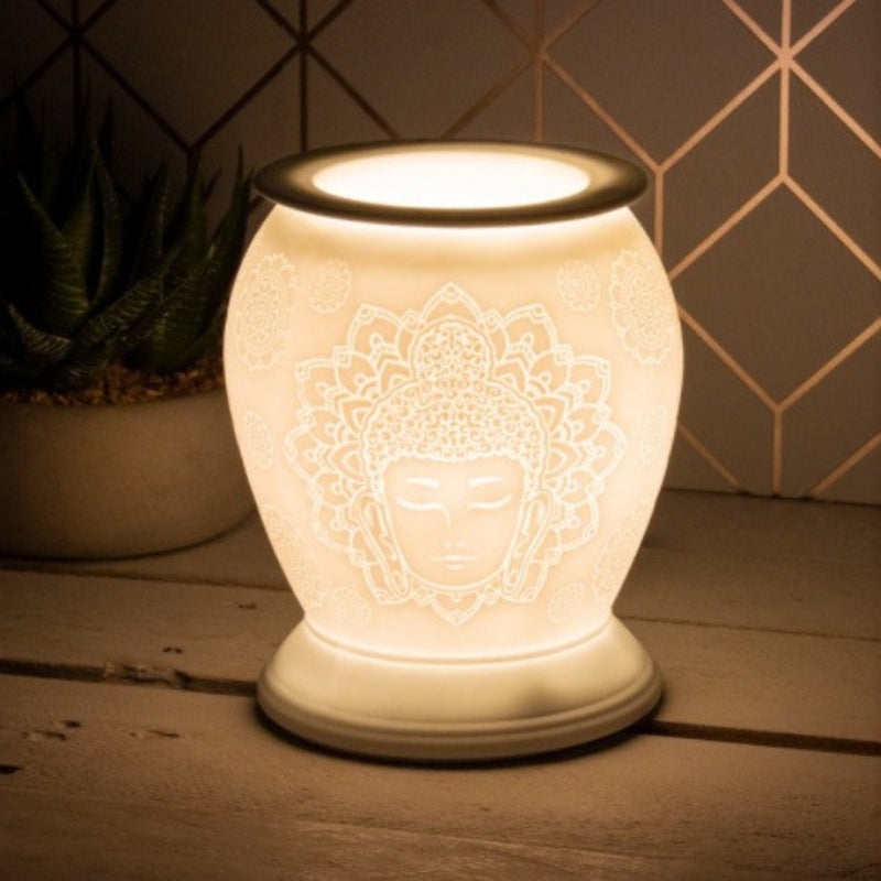 Electric Buddha Design Wax Tart Melt Burner Lamp Scented Fragrance Aroma Warmer