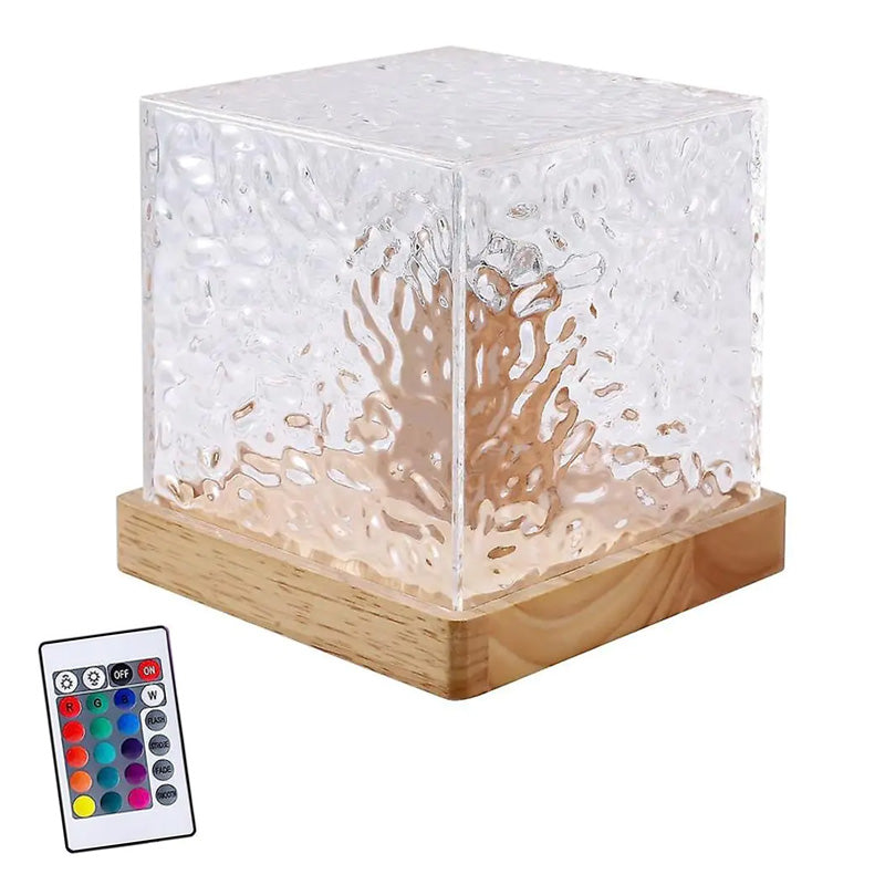 Northern Lights LED Projection Lamp | 16 Colour RGB Cube | Sensory Night Light with Remote Control