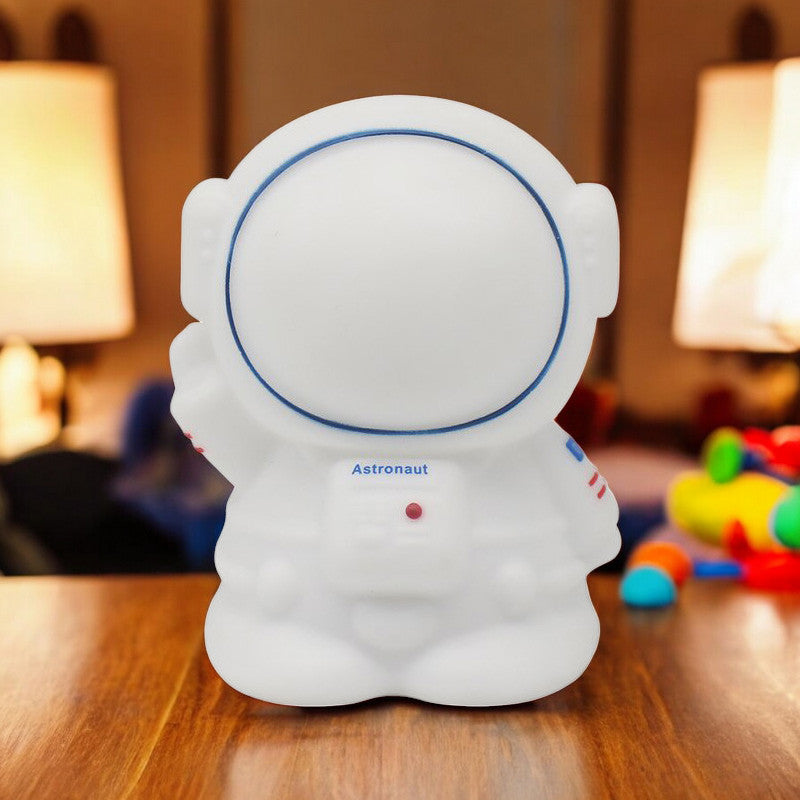 Squishy Astronaut Night Light Childrens Soft 7 Colour Changing LED Spaceman Bedside Lamp