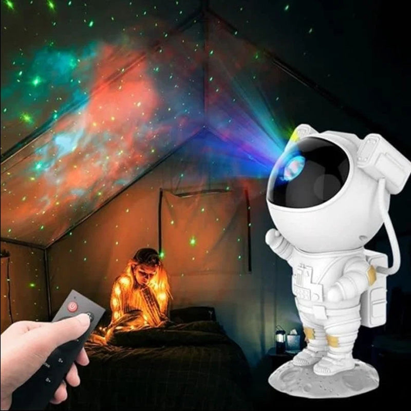 Astronaut Space Projector Night Light Nebula Galaxy Sky Projection Lamp with Remote Control